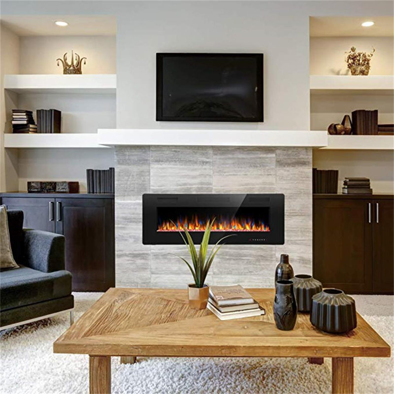 Ebern Designs Foyer électrique mural encastré Amarah et Commentaires